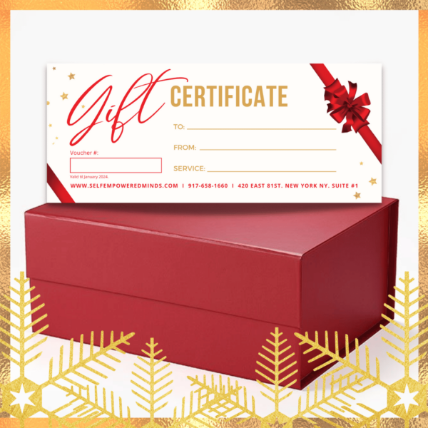 Holiday Gift Box Certificate