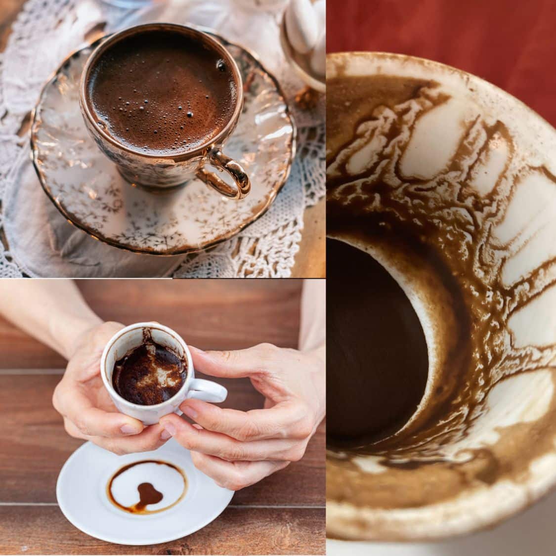 Saba Hocek reads Turkish Coffee seeing your past, present and future